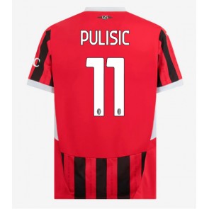 AC Milan Christian Pulisic #11 Hemmatröja 2024-25 Kortärmad